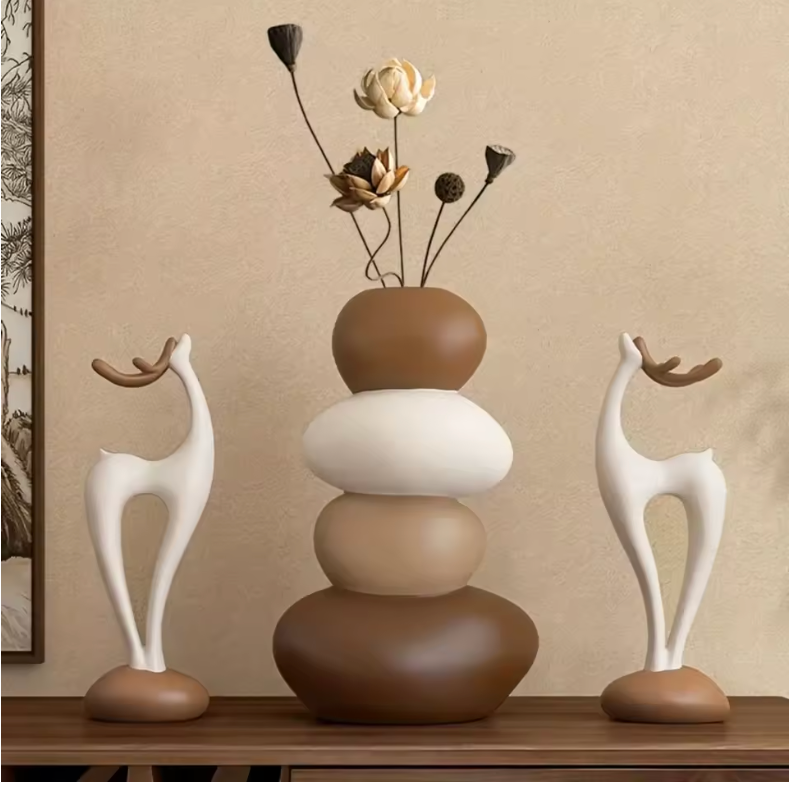 lumiere white animal statue